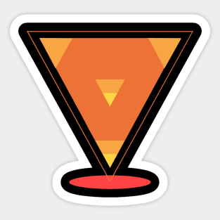 Triangle Shape Sticker